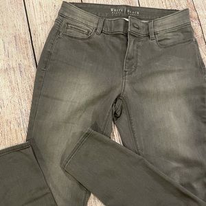 White House Black Market Gray denim